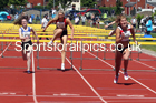 Womens under-20s 100 metres hurdles, 2021 Northern Senior and Under-20s Champs., Leigh. Photo: David T. Hewitson/Sports for All Pics